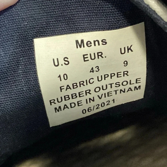 Original Penguin Men's Sam Stripe Sneakers Size 10 - Picture 8 of 8